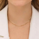Colar Essencial Delicado -  Banhado a Ouro 18K