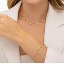 Kit Romance Coração Delicado  - Banhado a ouro 18K