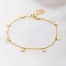 Pulseira Romance Coração Delicada - Banhado a ouro 18K