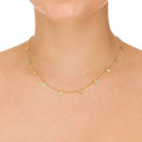 Colar Romance Corações Delicados - Banhado a ouro 18K