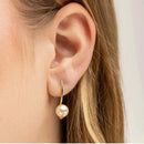 Brinco Elegance Pérola Clássica - Banhado a ouro 18K