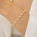 Pulseira Elegance Pérolas - Banhado a ouro 18K