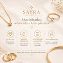 Colar Romance Corações Delicados - Banhado a ouro 18K