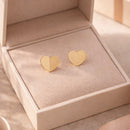 Brinco Romance Coração Elegante - Banhado a ouro 18K