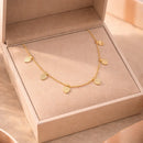 Colar Romance Corações Delicados - Banhado a ouro 18K