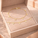 Kit Romance Coração Delicado  - Banhado a ouro 18K