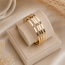 Bracelete Intense Lines - Banhado a Ouro 18K