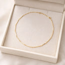 Colar Essencial Delicado -  Banhado a Ouro 18K