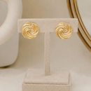 Brinco Intense Espiral - Banhado a ouro 18K