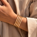 Bracelete Intense Lines - Banhado a Ouro 18K