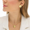 Kit Intense Espiral - Colar + Brincos - Banhados a Ouro 18K